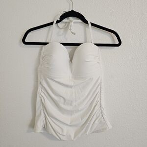 Athleta White Bikini Top